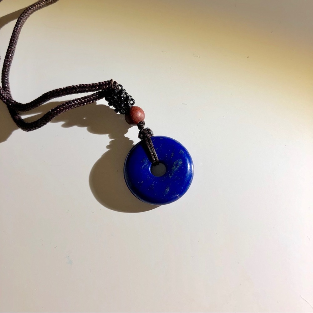 🌙Vintage Genuine Blue Crystal Necklace